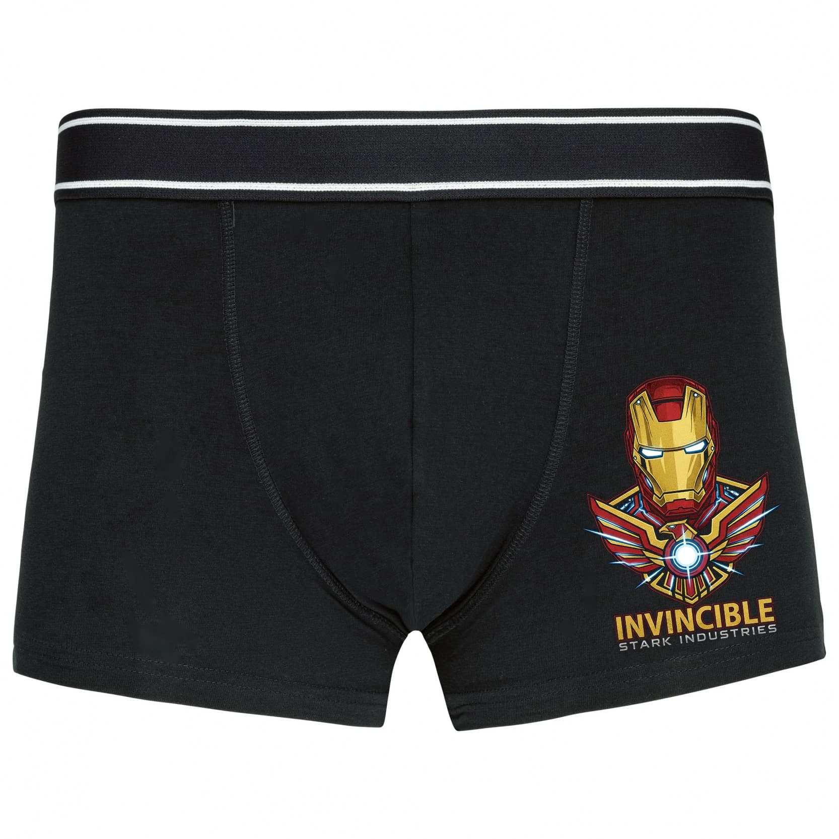 Bokserki Niepokonany Iron Man ze Stark Industries z Logo