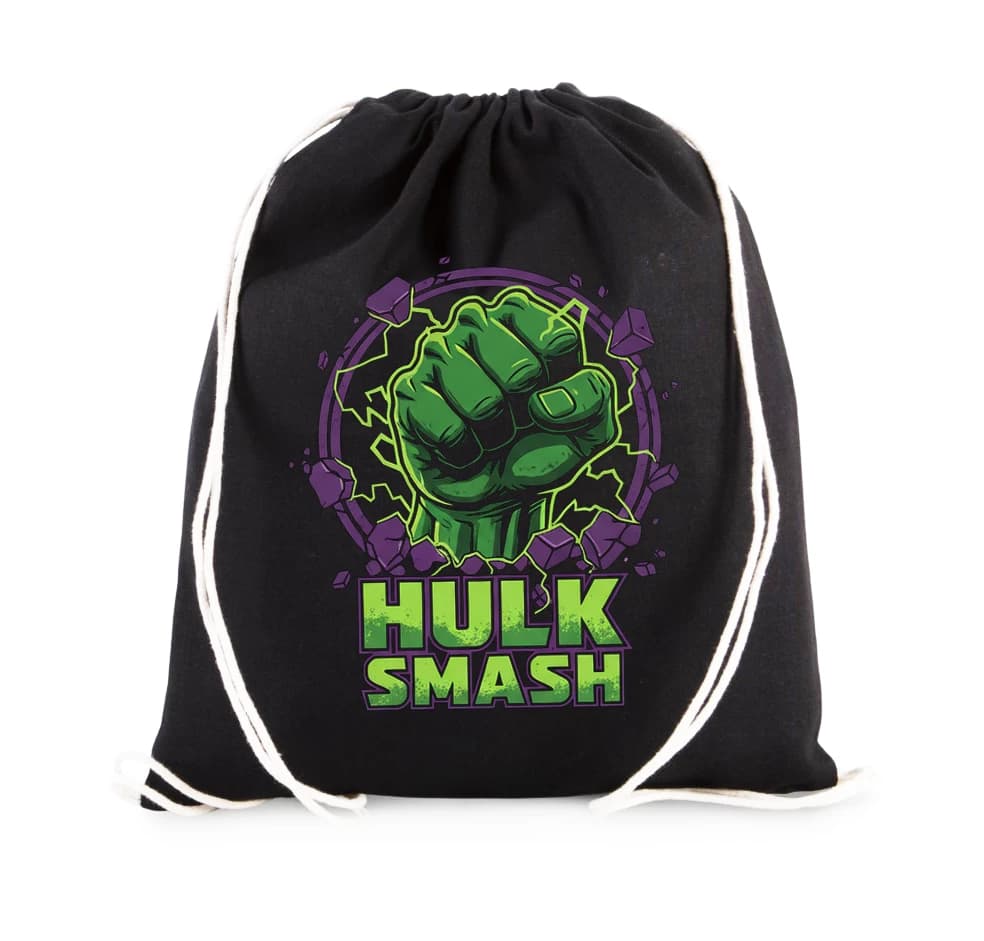 Worek-plecak Hulk Smash gniew zielonej siły przebija świat