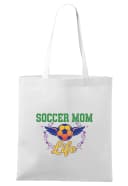 Torba na zakupy Soccer Mom Life – dumna piłkarska mama, która żyje piłką i kibicuje