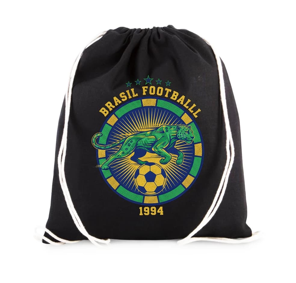 Worek-plecak Brazylia Futbol Retro Jaguar 1994 Zielono-Żółta Siła