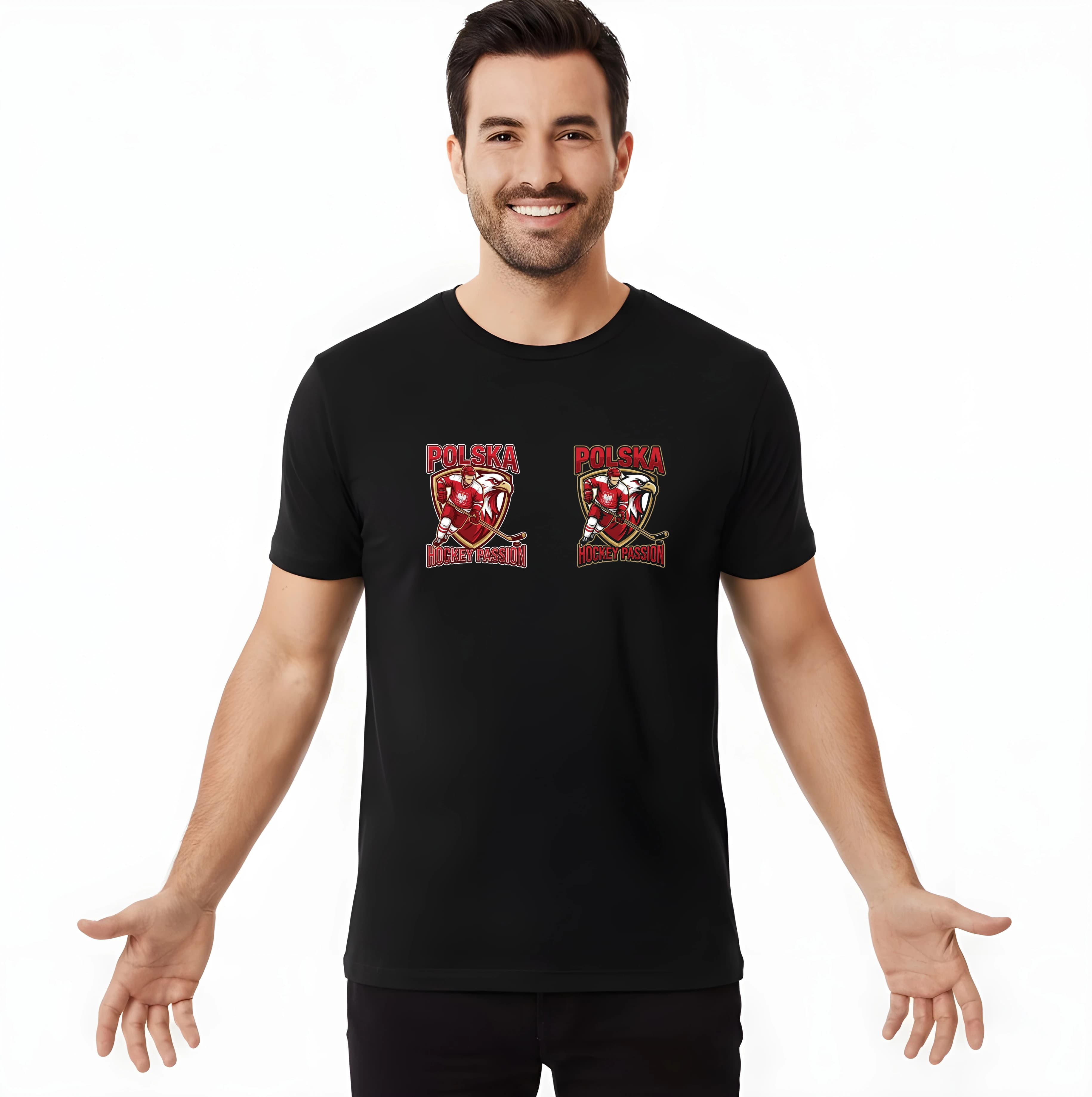 Koszulka męska Polska Hockey Passion duma narodu