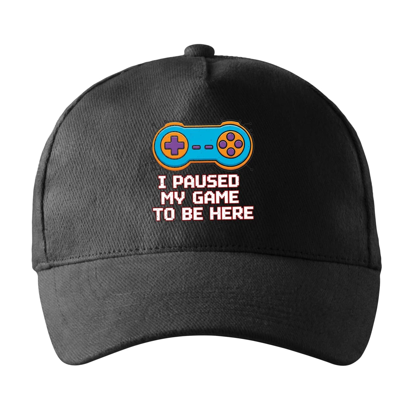 Czapka z daszkiem Zapauzowałem grę - stylowy retro kontroler dla graczy