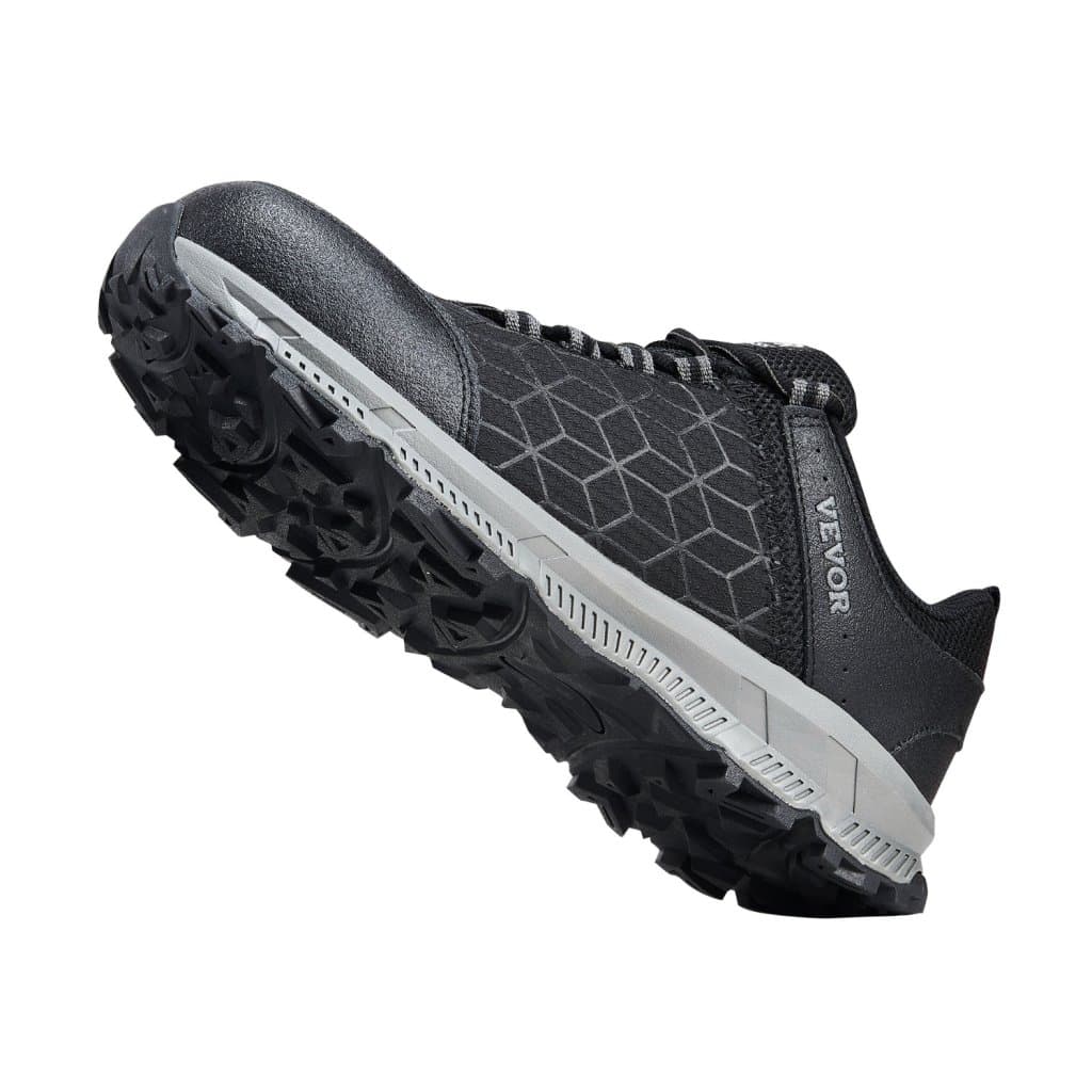 Męskie buty sportowe ze stalowymi noskami, rozmiar US 11,5, szerokie, czarne