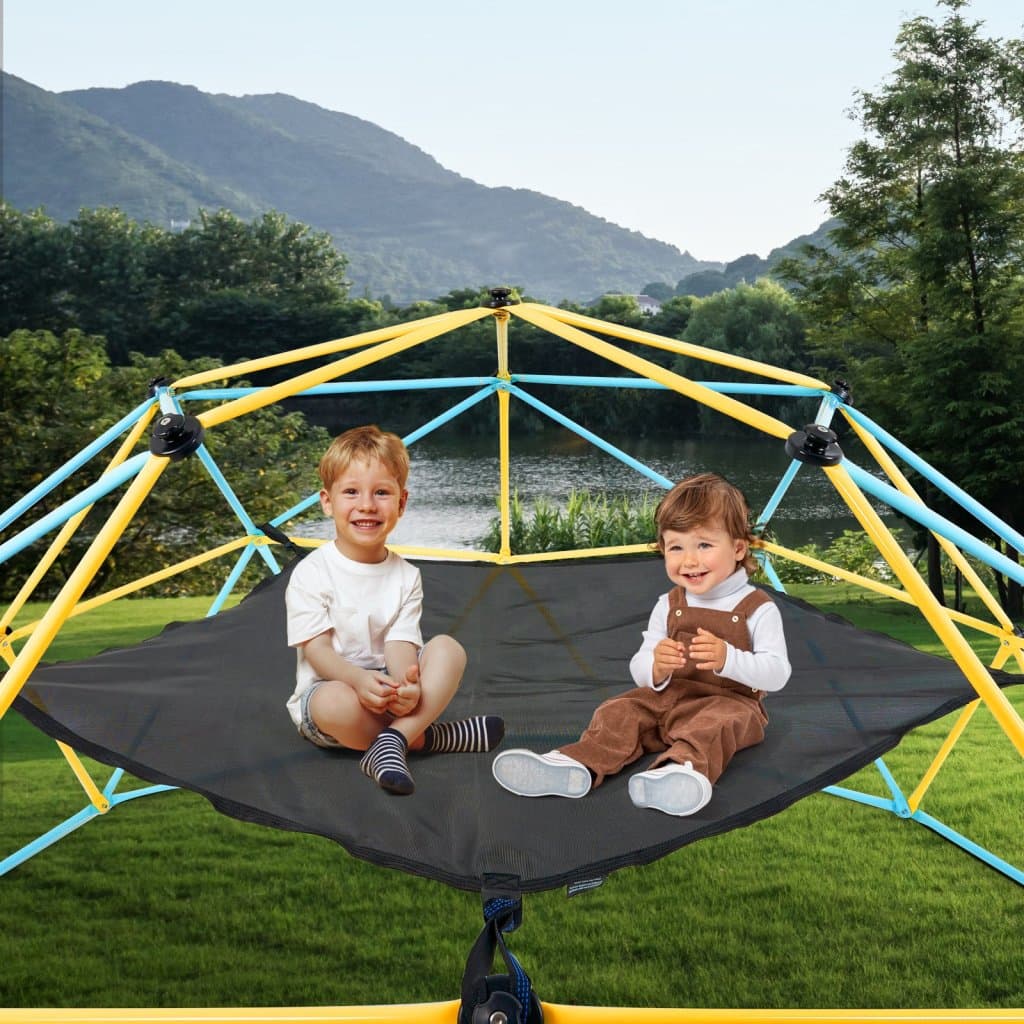 Dome Climber Hammock, akcesoria do kopuł wspinaczkowych, hamak do kopuły wspinaczkowej odpowiedni do wspinaczki w kopule 3-metrowej, nośność 158 kg, hamak Pentagon Jungle Gym do użytku na zewnątrz (tylko hamak)