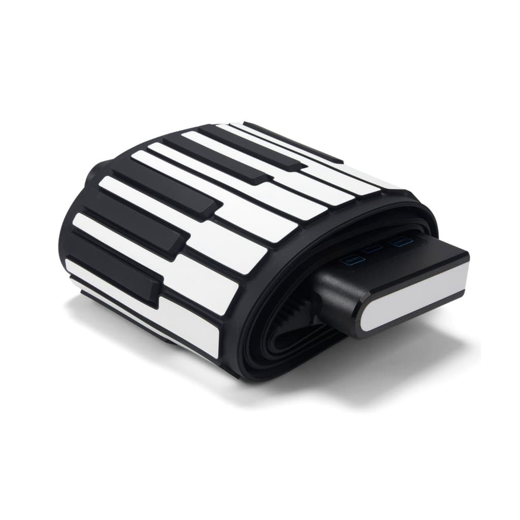 88-klawiszowe pianino zwijane, przenośne, 128 rytmów, tonów, ładowalne