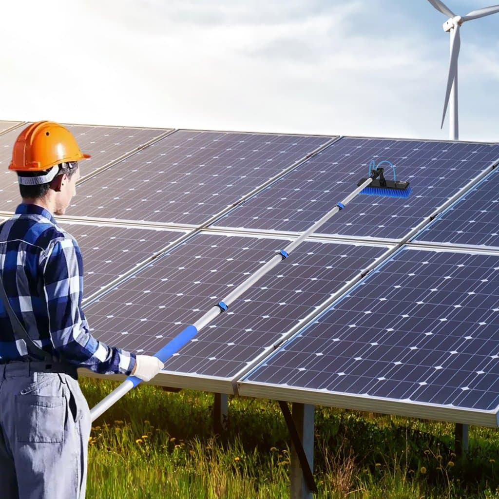 Zestaw drążków do zaopatrzenia w wodę, drążek do czyszczenia paneli słonecznych o długości 3,6 m z wysuwaną rączką