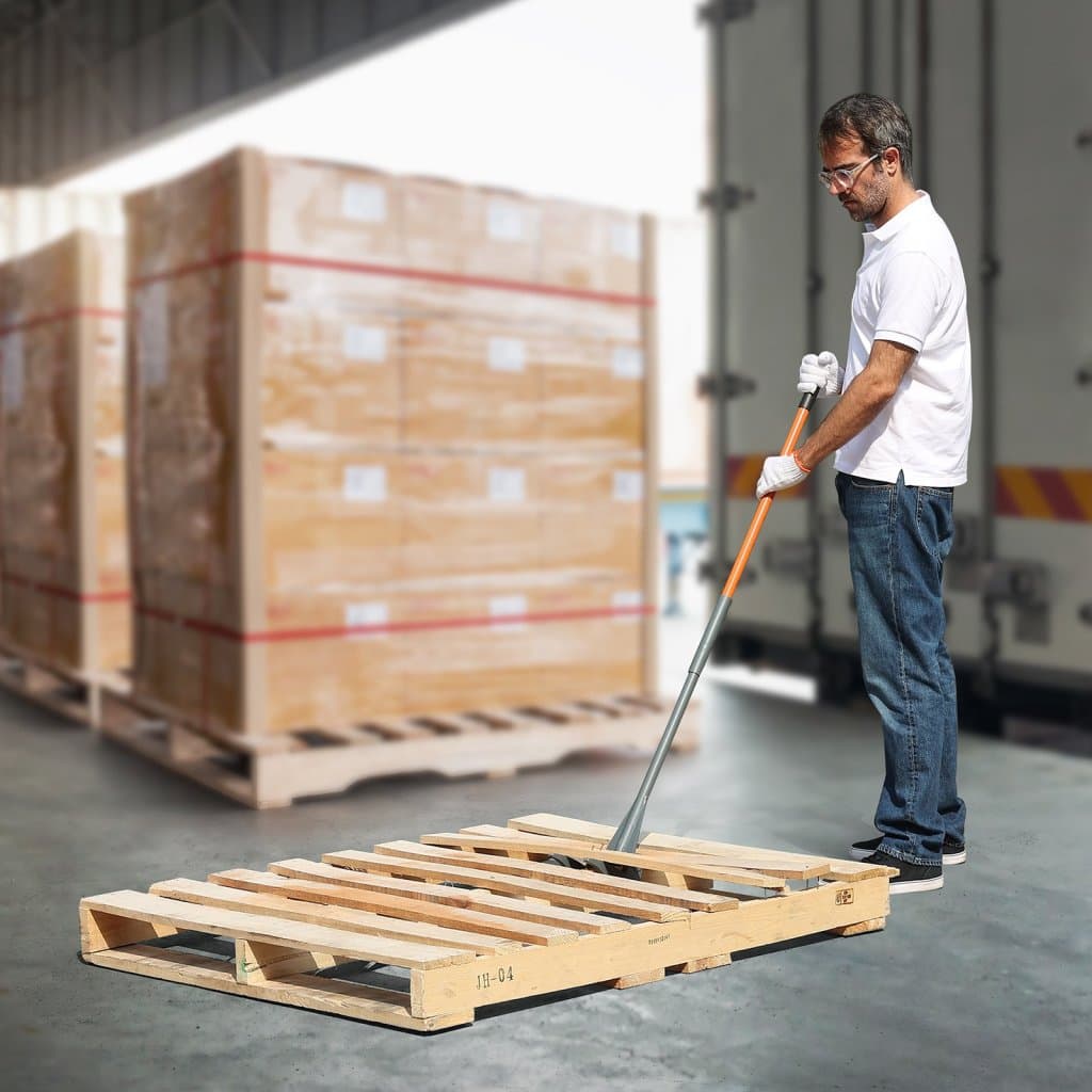 Rozbijacz palet, uchwyt 50 cali, nośność 2000 funtów, stal węglowa Q235, trwałe narzędzie do rozbiórki pokładu, narzędzie do rozbiórki palet drewnianych, łom do skutecznego i łatwego usuwania desek