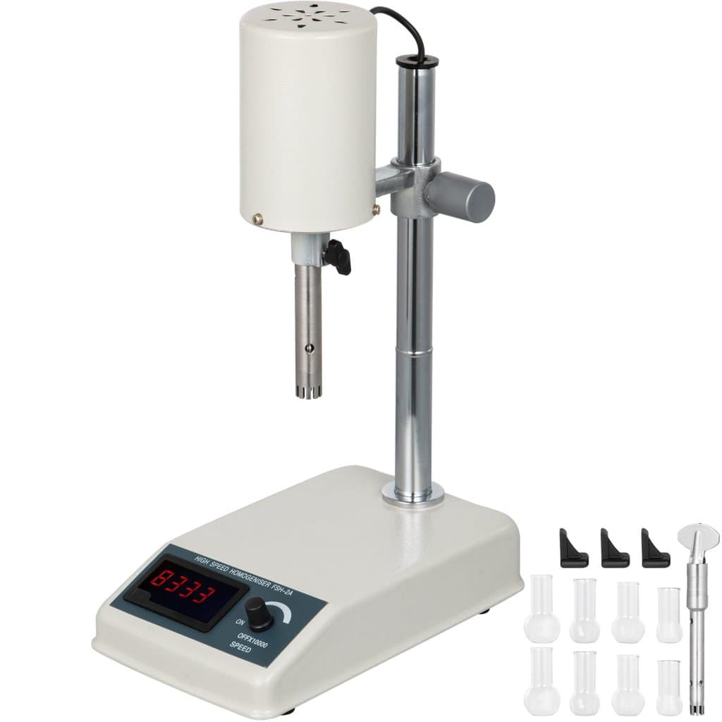Homogenizator o dużej prędkości 1000 ml, 200 W, regulowany wyświetlacz cyfrowy, FSH-2A, homogenizator mechaniczny, dyspergator, emulgator, homogenizator laboratoryjny o niskim poziomie hałasu, do emulgatorów
