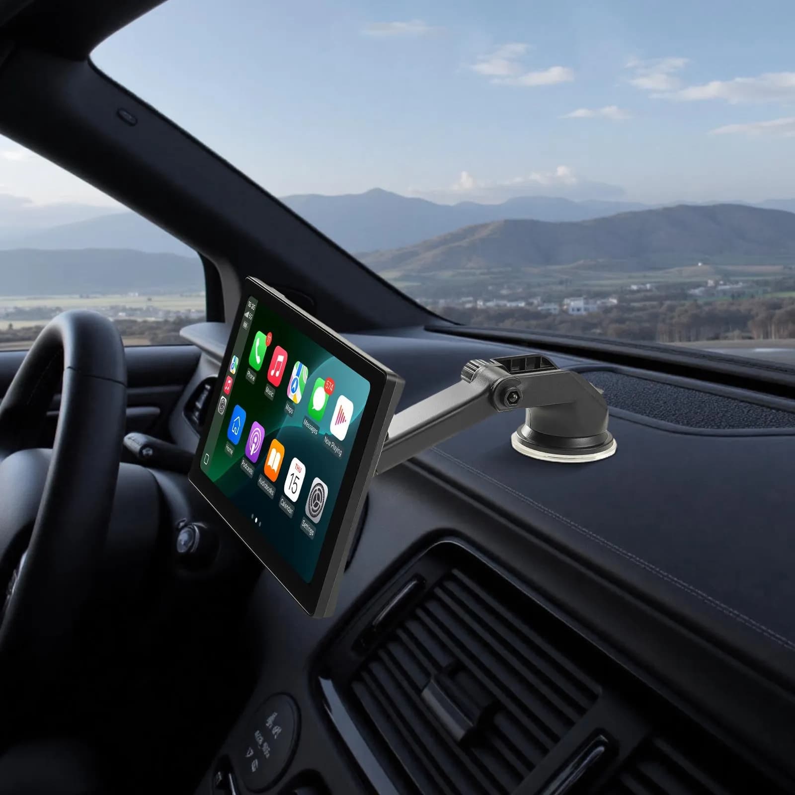 Radio samochodowe z ekranem dotykowym CarPlay 9 w systemie Apple Android Kamera cofania