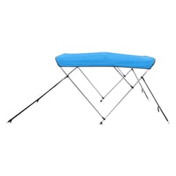 Markiza Bimini do łodzi dziobowej 3 Bow Boat o długości 6 stóp, wykonana z poliestru 600D, w kolorze Pacific Blue - miniatura 5