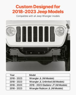 Uchwyt wyciągarki do haka holowniczego do Jeepa Wranglera JL/JLU (modele 2018-2023) - miniatura 6