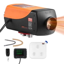 Ogrzewacz powietrza na olej napędowy Ogrzewacz postojowy na olej napędowy 8 kW DC 12-24 V Zbiornik paliwa 10 l Szybko nagrzewający się przenośny ogrzewacz na olej napędowy do użytku na zewnątrz zimą - miniatura 2