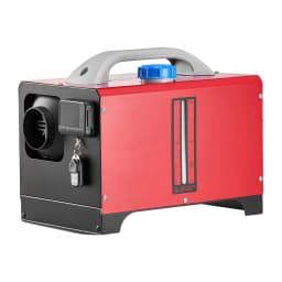 Nagrzewnica powietrza na olej napędowy 8 kW DC 12-24 V, z zużyciem paliwa 0,18-0,36 l/h, regulacją temperatury 0-40°C, z pilotem zdalnego sterowania i przełącznikiem LCD, w kolorze czarnym, do ciężarówek, łodzi, kamperów i przyczep - miniatura 5