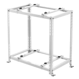 Miniaturowy stojak do montażu na podłodze, antywibracyjny, miniaturowy stojak do klimatyzatora bezkanałowego z pompą ciepła o mocy 9000–18000 BTU, wytrzymały uchwyt podstawy klimatyzatora do montażu na podłodze z maksymalnym obciążeniem 250 kg, dwa poziomy - miniatura 4
