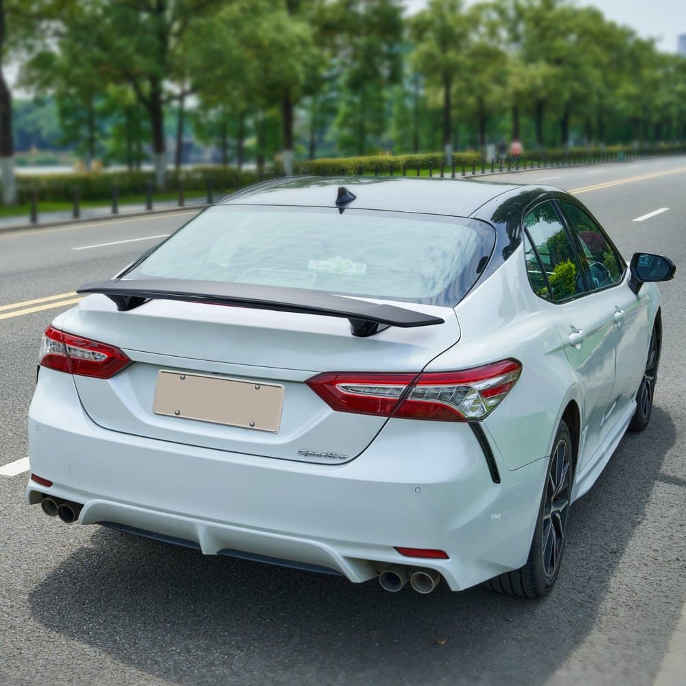 Spoiler samochodowy GT Wing, uniwersalny spojler 46,3 cala, kompatybilny z większością sedanów i coupé, materiał ABS o wysokiej wytrzymałości, tylne skrzydło spojlera samochodowego, spoiler wyścigowy BGW/JDM Drift, błyszczący, czarny