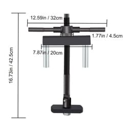 Zestaw narzędzi do ściągania tulei cylindrowych, ściągacz tulei cylindrowych do silników Diesla, zarówno suchy, jak i mokry, średnica mocowania 75 mm-138 mm, uniwersalny zestaw narzędzi do ściągania tulei cylindrowych do napraw samochodowych - miniatura 1