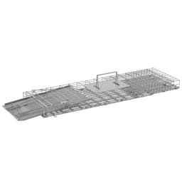 Klatka-pułapka na żywe zwierzęta, 79 x 25 x 30,5 cm, humanitarna pułapka na koty, ocynkowana, żelazo, składana, z uchwytem, na króliki, bezdomne koty, wiewiórki, szopy, świstaki i oposy - miniatura 5