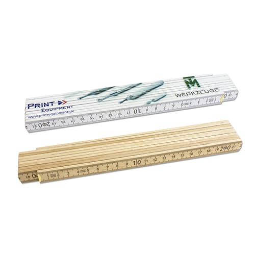 ADGA Drewniana miarka składana 2m, różne kolory