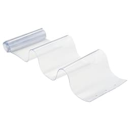 Przezroczysta kurtyna paskowa z tworzywa PVC, 2,1 m wysokości x 0,9 m szerokości x 2 mm grubości, 6 szt. pasków kurtyny do chłodni typu walk-in, termoizolacyjne paski plastikowe do drzwi magazynowych, mroźniczych i garażowych - miniatura 12