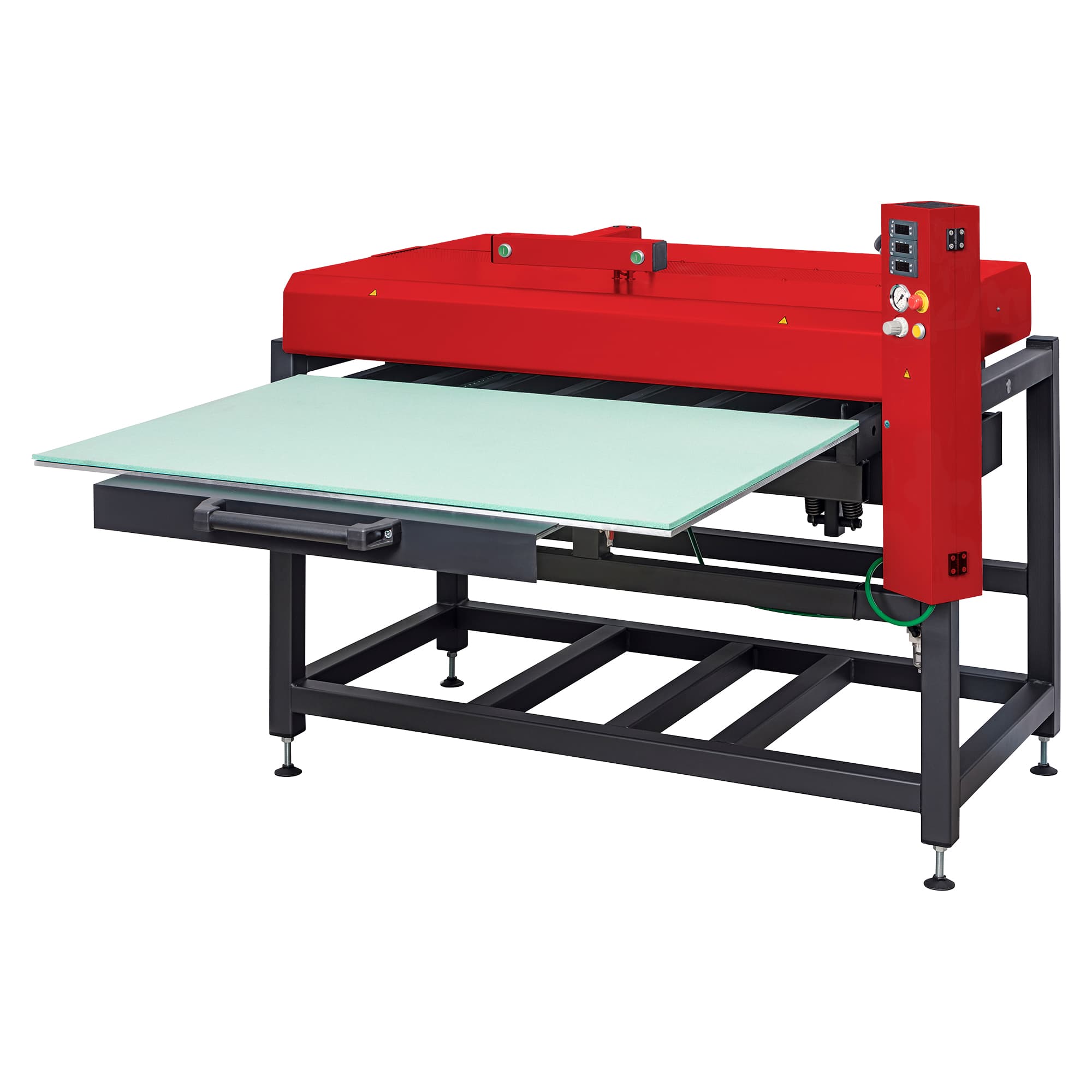 Prasa pneumatyczna wielkoformatowa TT-812-K, powierzchnia transferu 125 x 85 cm