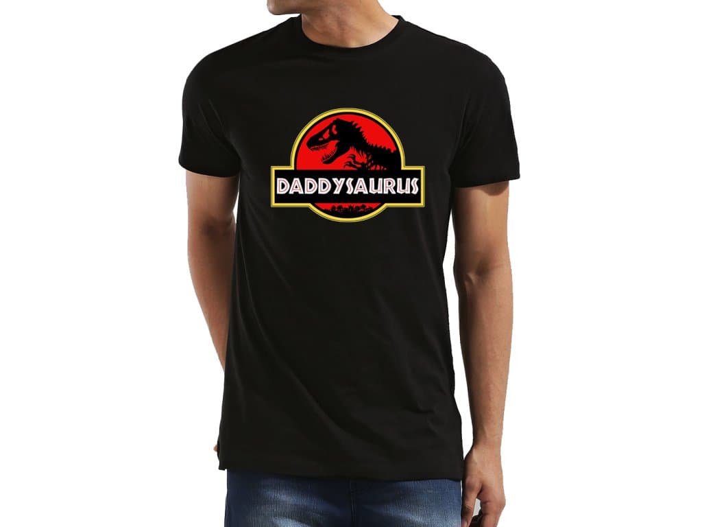 Koszulka męska dla taty Jurassic Park Daddysaurus