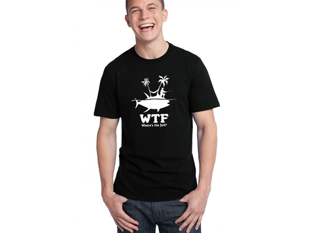 Koszulka męska Wędkarstwo WTF