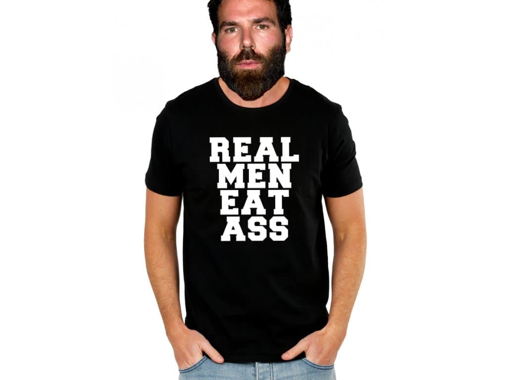 Koszulka męska Real Men Eat Ass