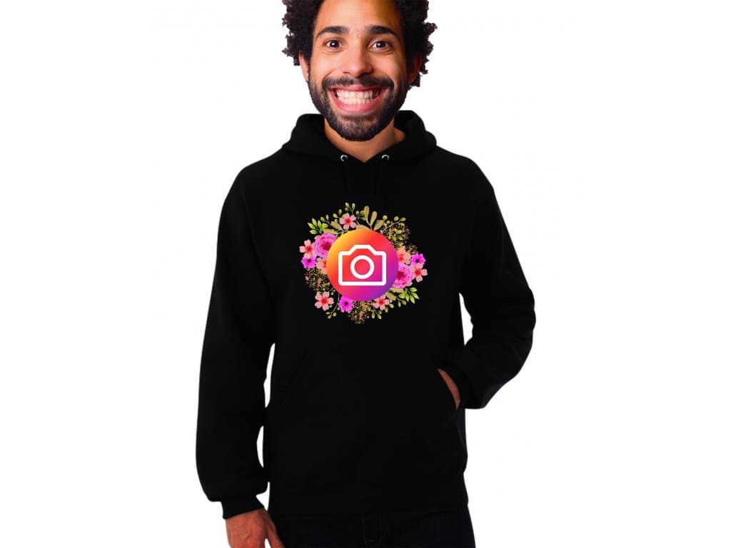Bluza z kapturem Instagram Floral