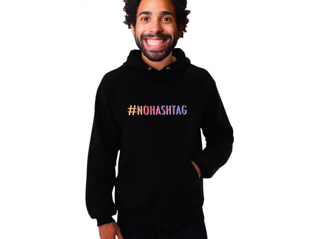 Bluza z kapturem No Hashtag