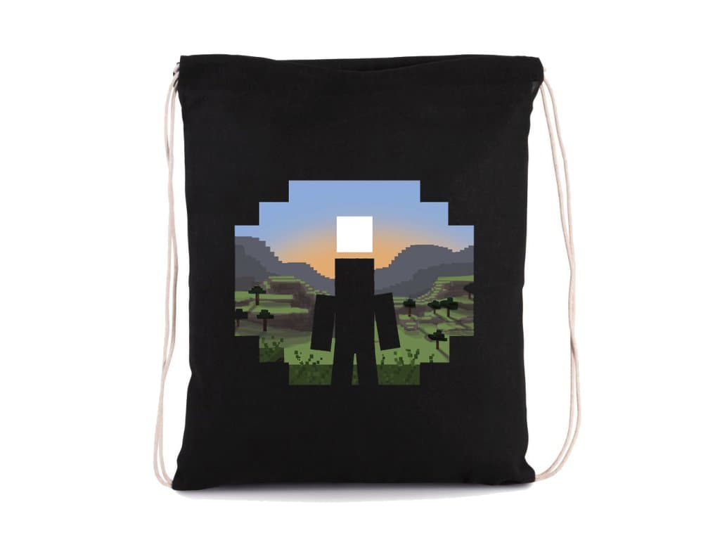 Worek-plecak Minecraft krajobrazowy