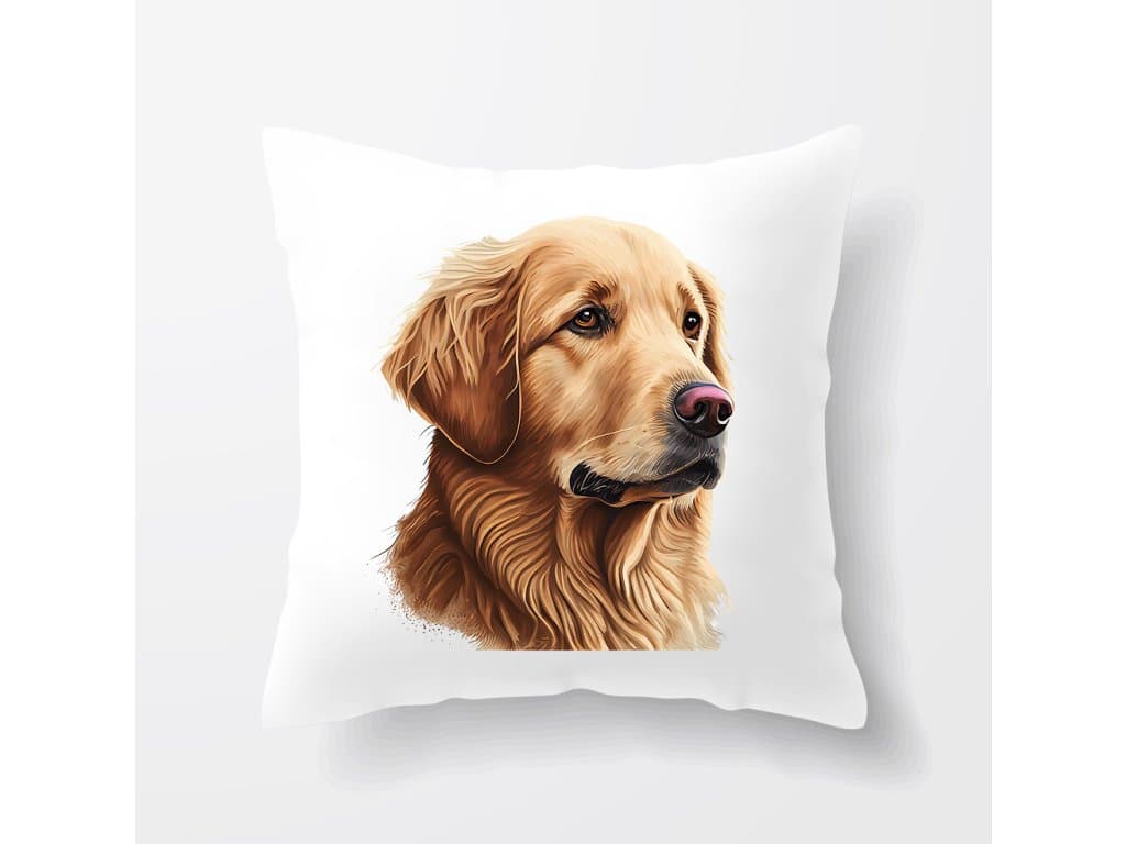 Poduszka dekoracyjna złoty retriever