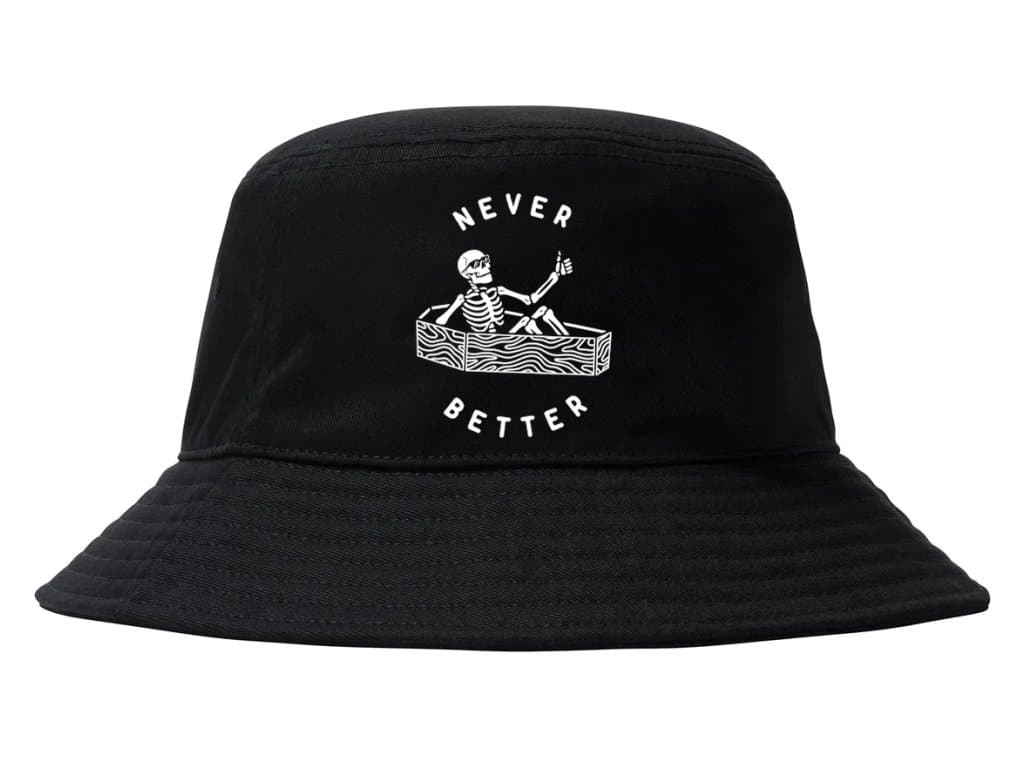 Kapelusz bucket Nigdy nie czułem się lepiej