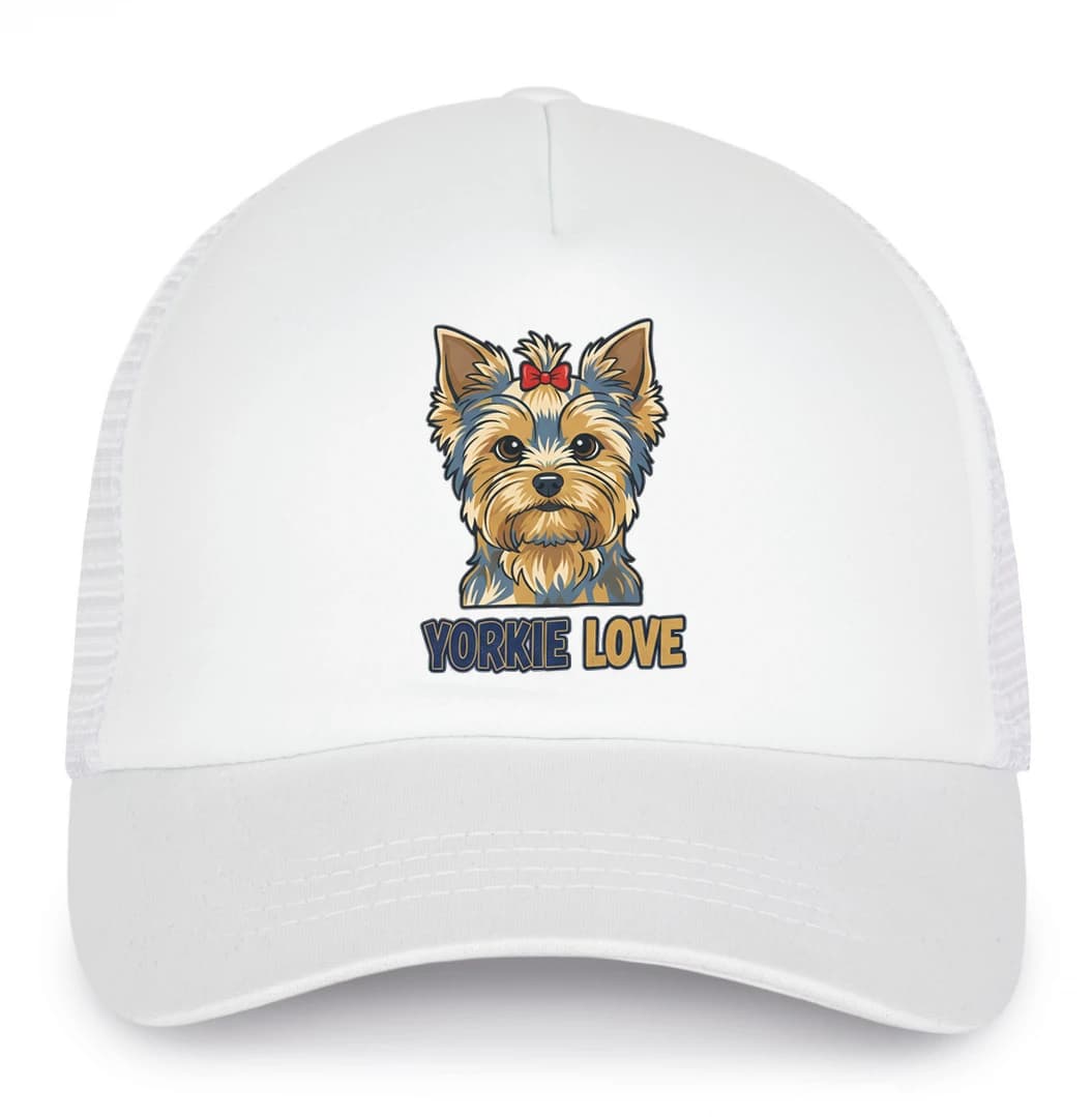 Czapka dziecięca Yorkie Love Uroczy piesek z kokardką