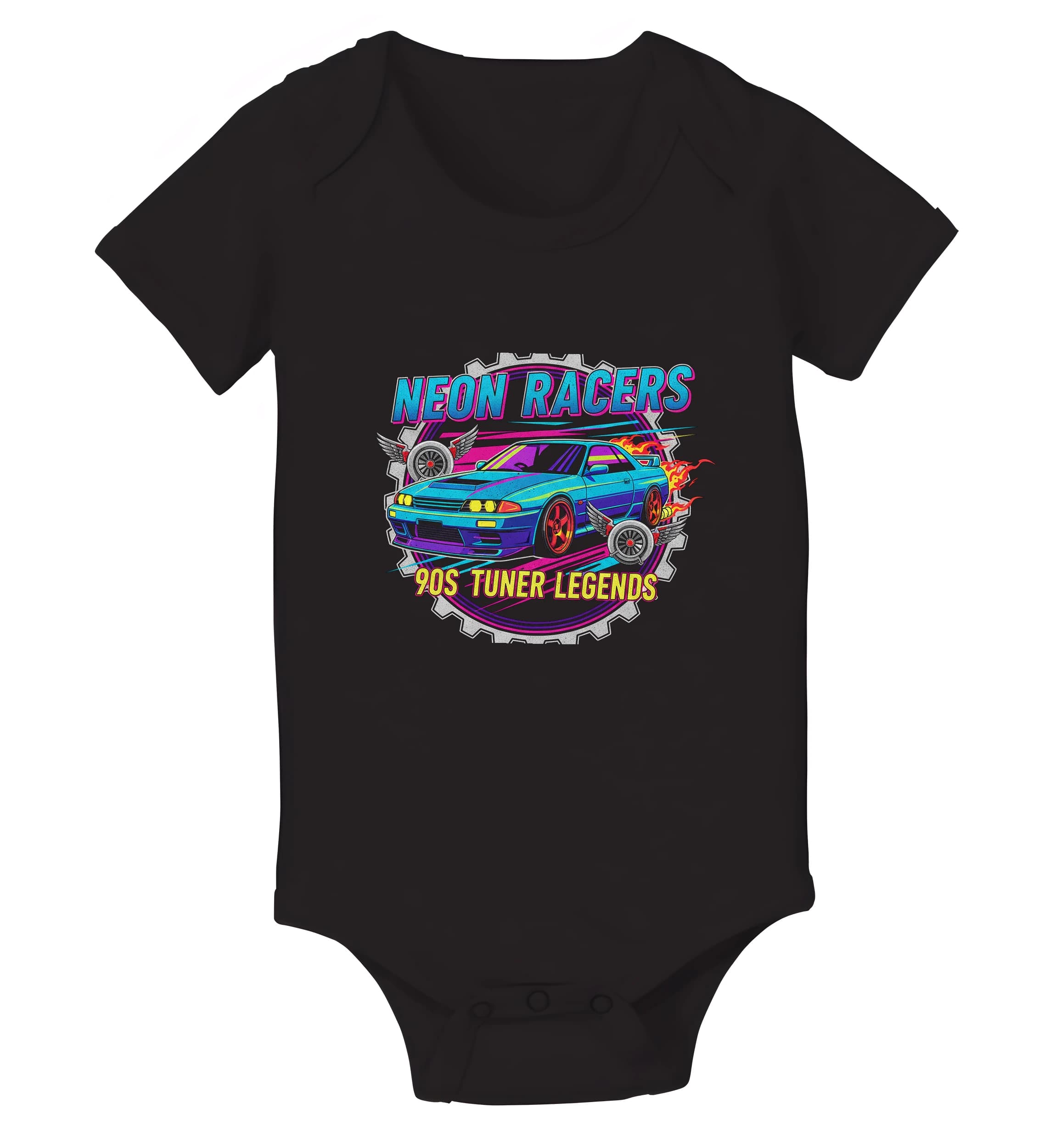 Body niemowlęce Neon Racers Tunerzy lat 90. i legendy nocnych wyścigów