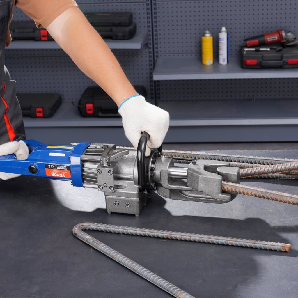 Elektryczna hydrauliczna giętarka do prętów zbrojeniowych o mocy 1000 W i grubości do 5/8 cala #5 (6-16 mm)