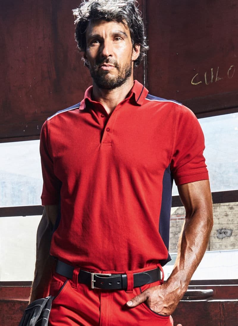 Daiber | JN 858 - Męskie robocze polo piqué - Color