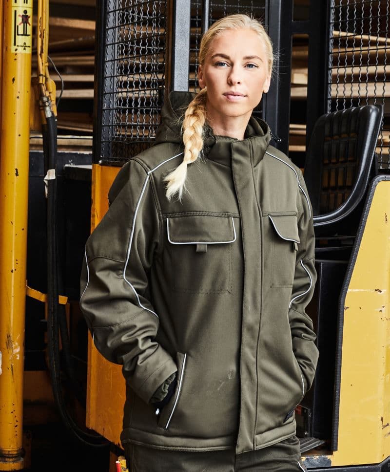 Daiber | JN 886 - Robocza kurtka softshell pikowana - Solid