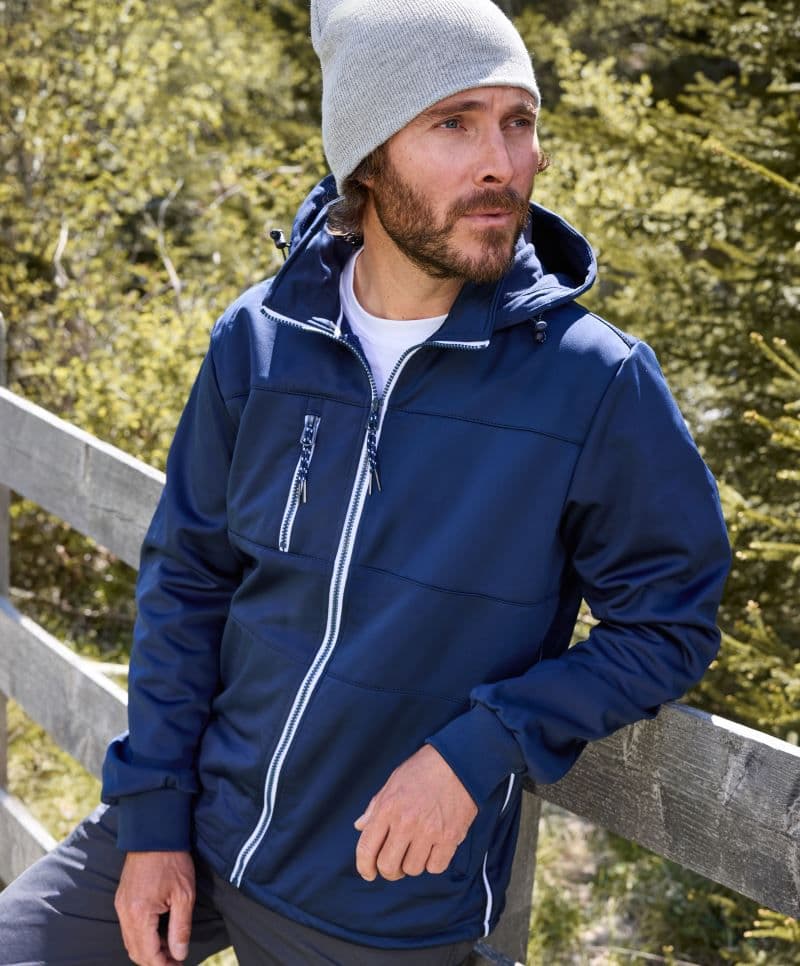 Daiber | JN 1078 - Męska 3-warstwowa kurtka softshell "Maritim"