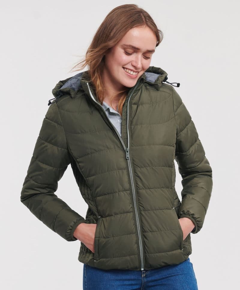 Russell Athletic | 440F - Damska kurtka Nano z kapturem