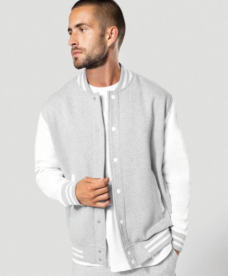 Kariban | K 497 - Bluza unisex "Teddy" w stylu collegiate