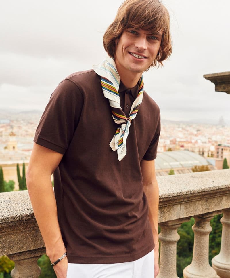Clique | Classic Lincoln S/S - Męskie polo piqué z ciężkiej bawełny
